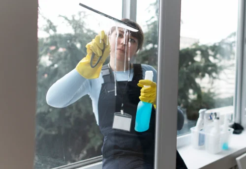 Nettoyage de vitres intérieures et extérieures aux Billaux